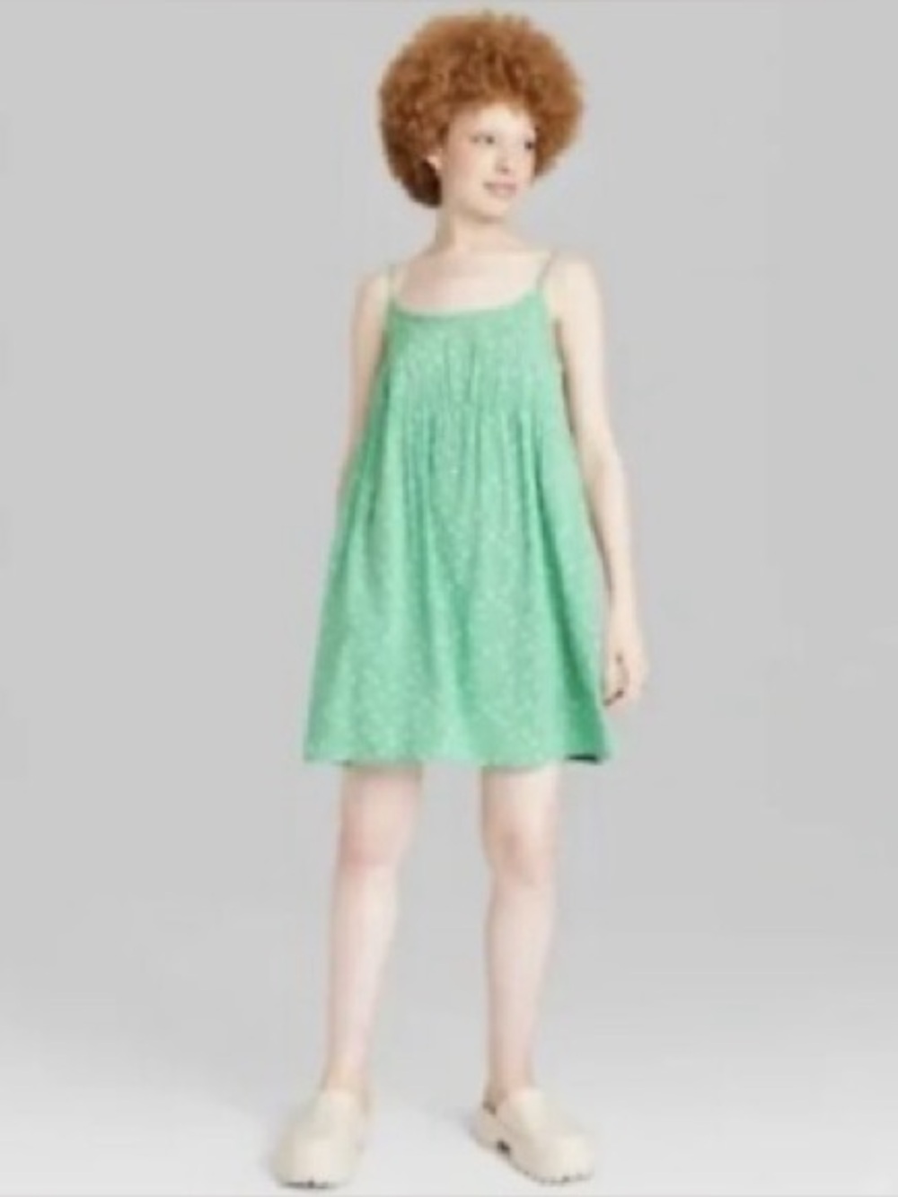 wild fable Green Floral Spaghetti-Strap Camisole